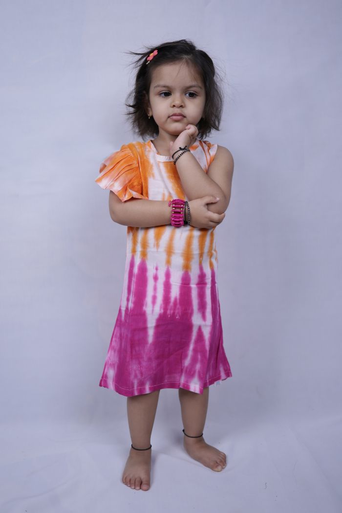 Sunset Tie-Dye Dress