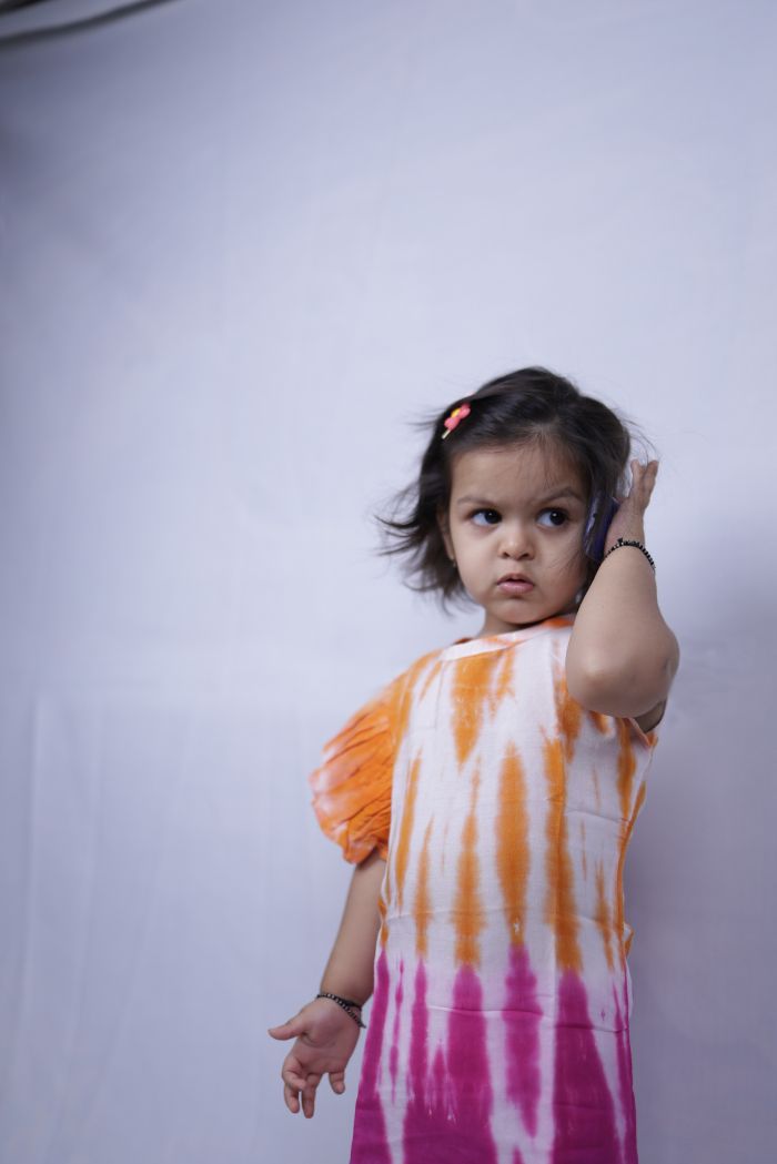 Sunset Tie-Dye Dress