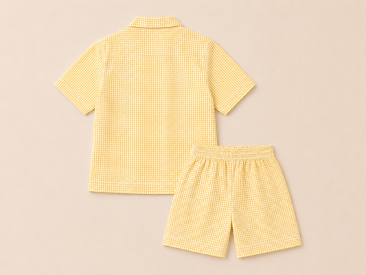 Yellow Gingham Set
