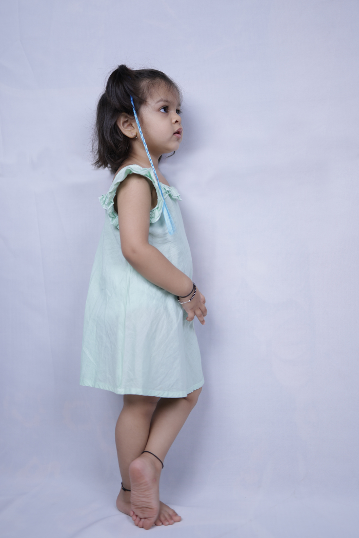 Mint Bunny Pocket Dress