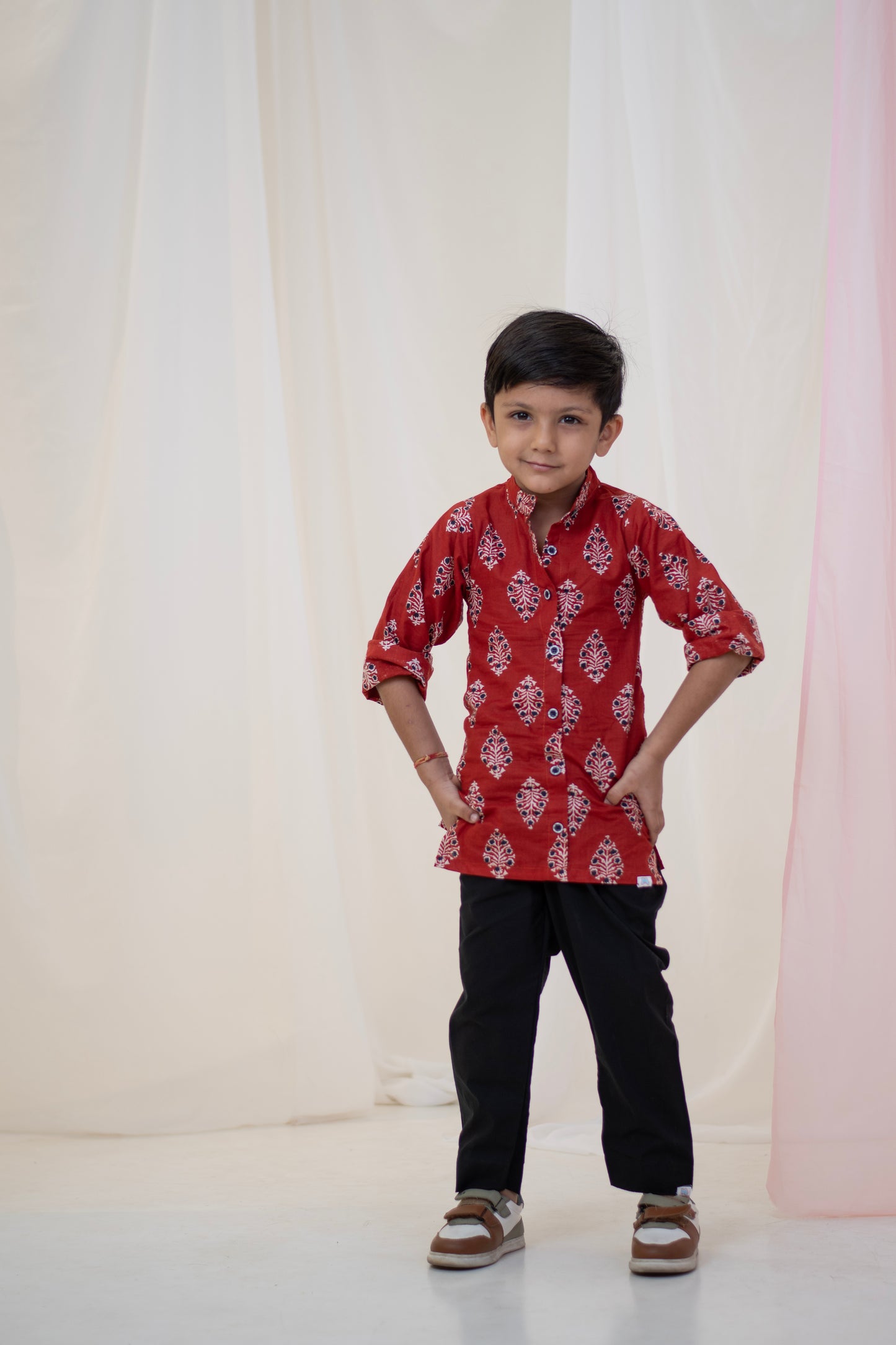 Pattern Pop Kurta Set