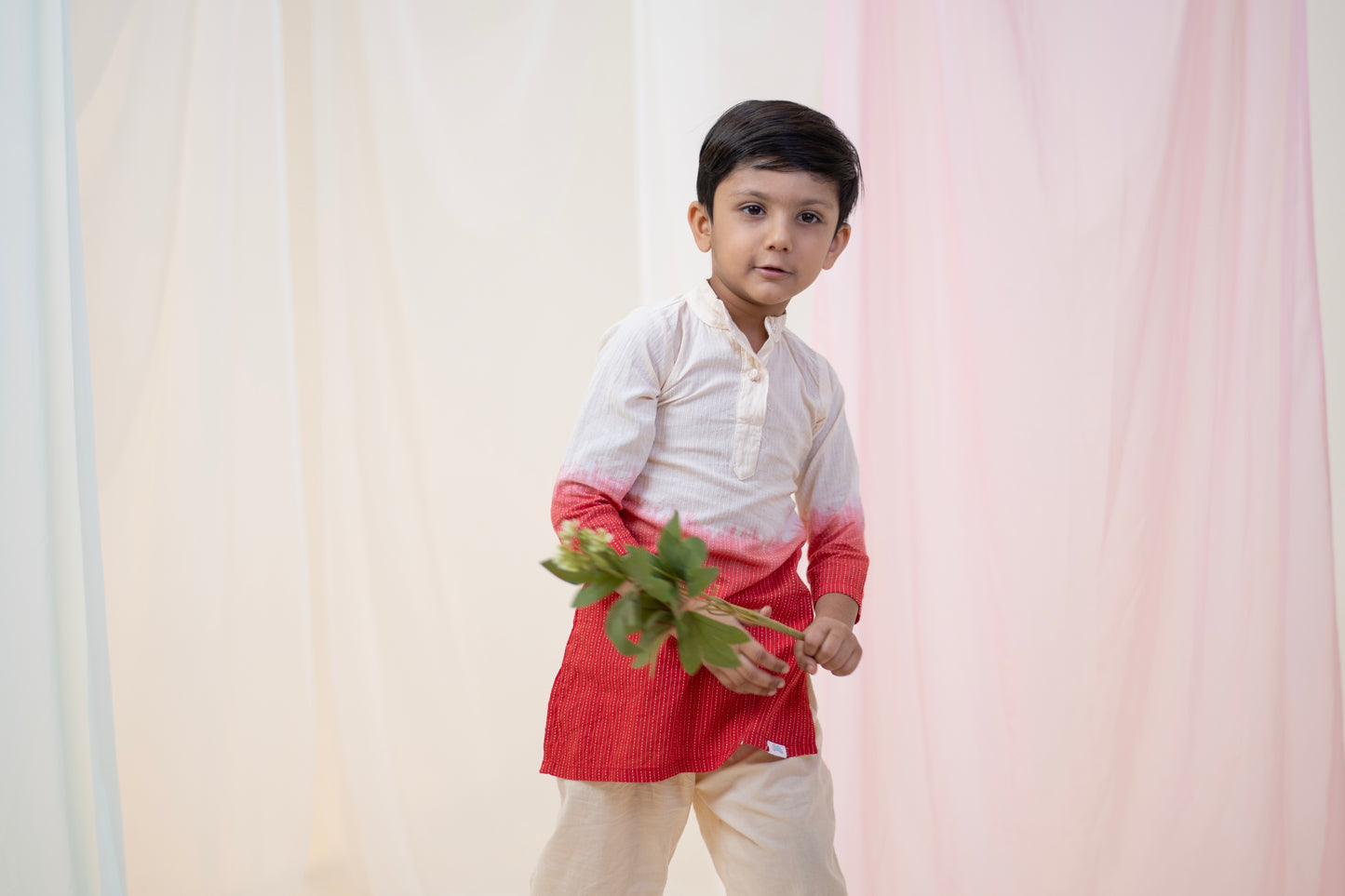 Red Dawn Kurta Set