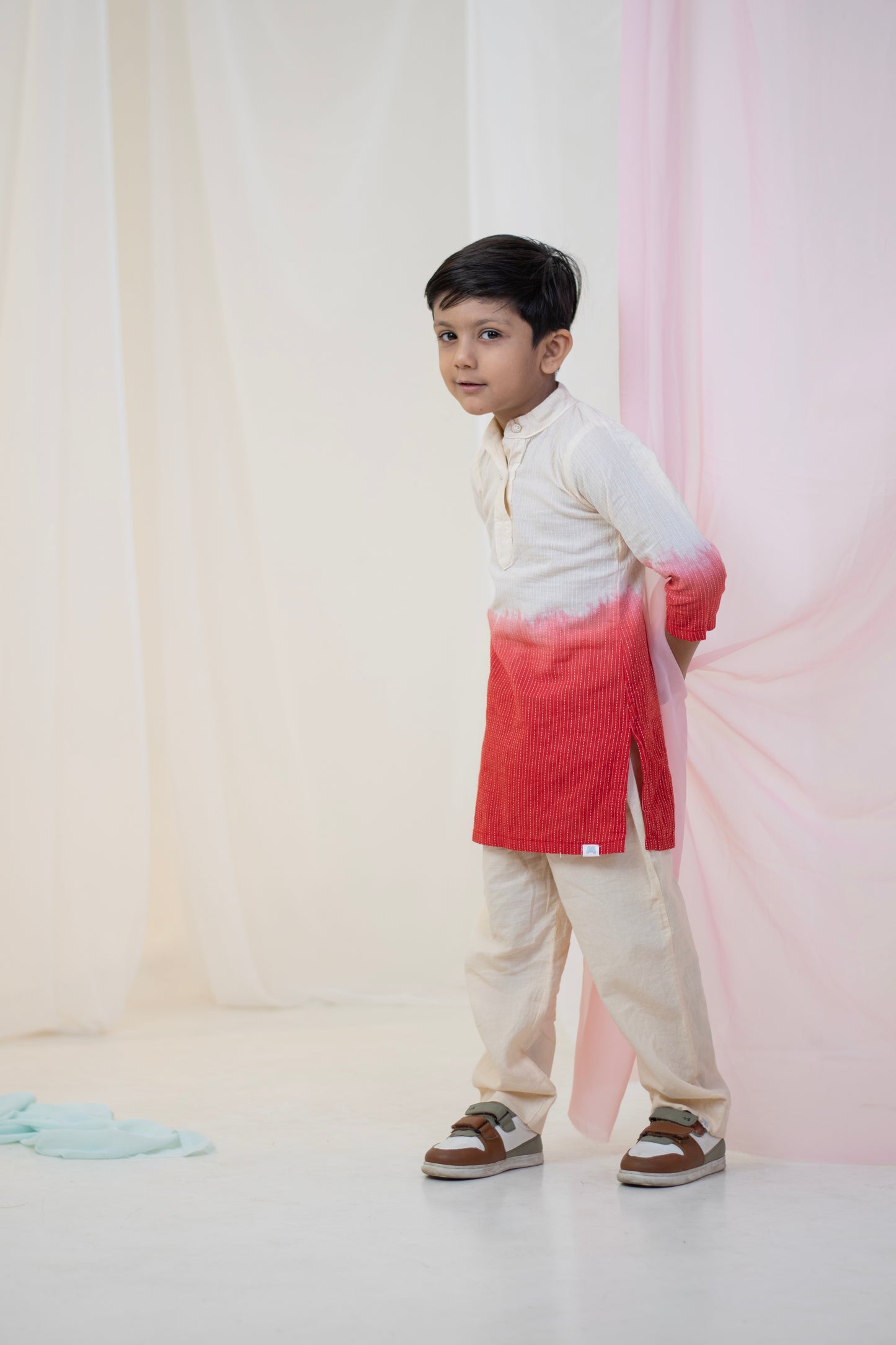 Red Dawn Kurta Set