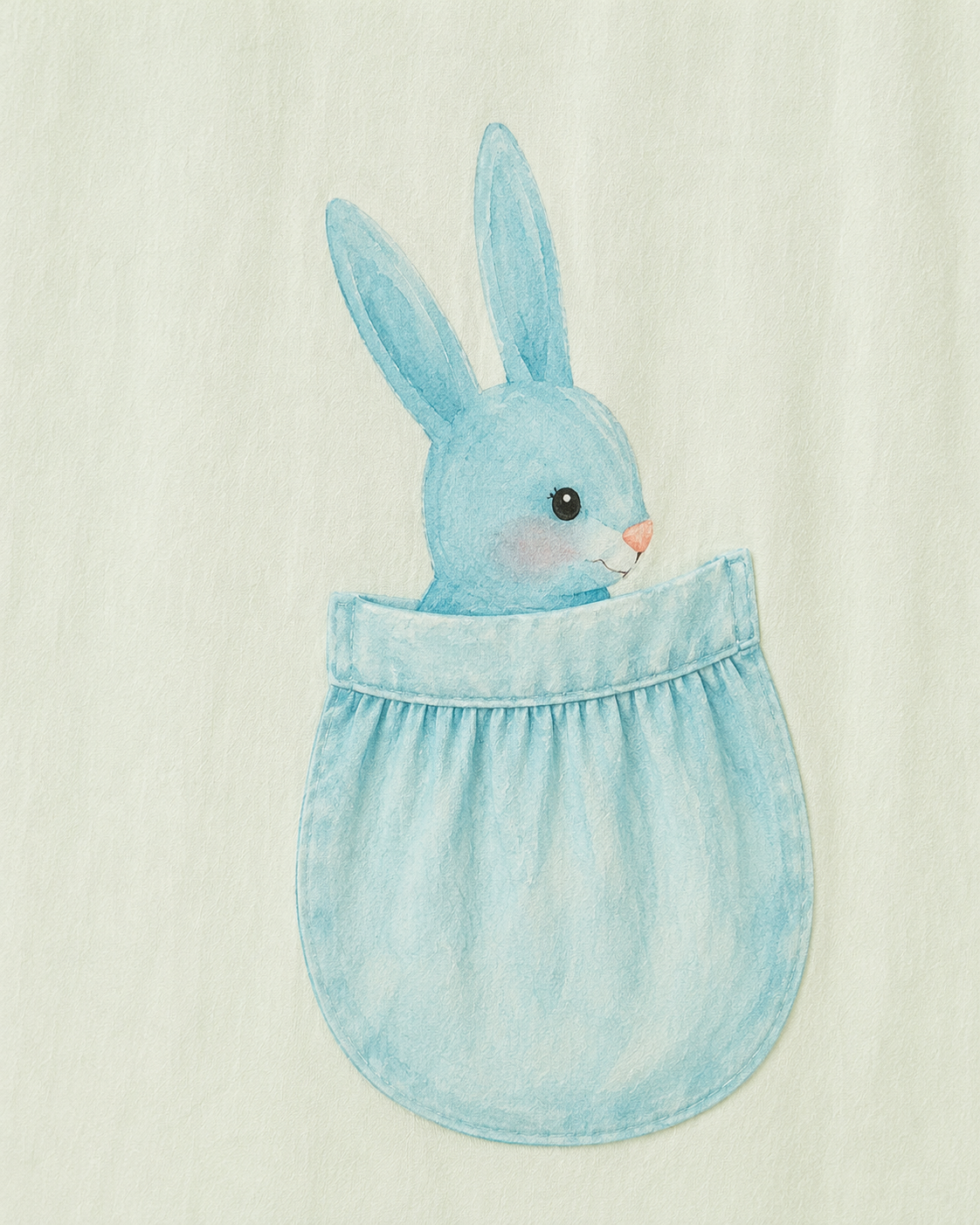 Mint Bunny Pocket Dress
