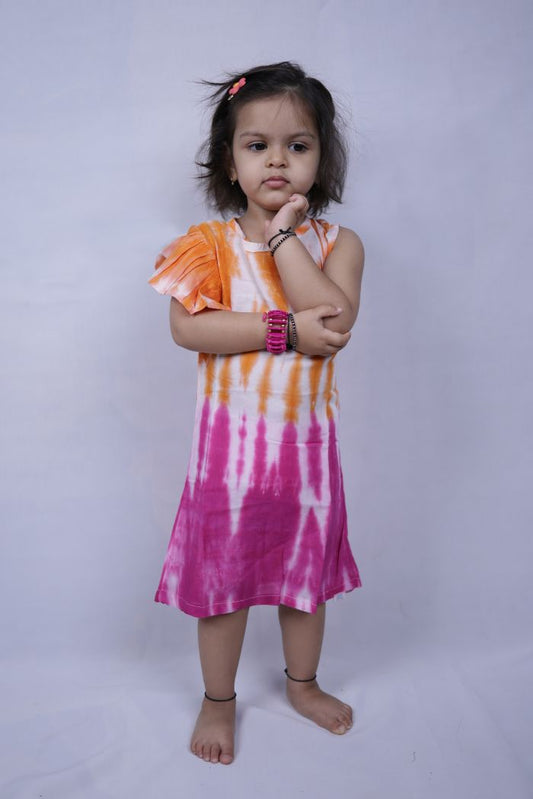 Sunset Tie-Dye Dress