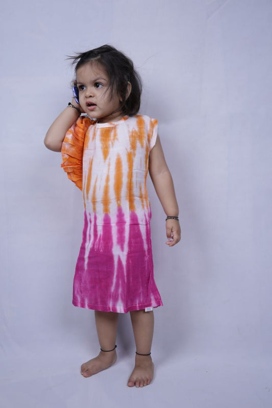 Sunset Tie-Dye Dress