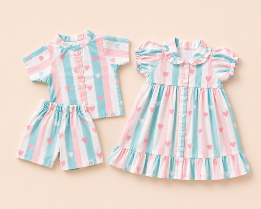 Little Hearts Sibling Set