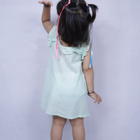 Mint Bunny Pocket Dress