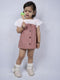 Berry Cream Button Dress