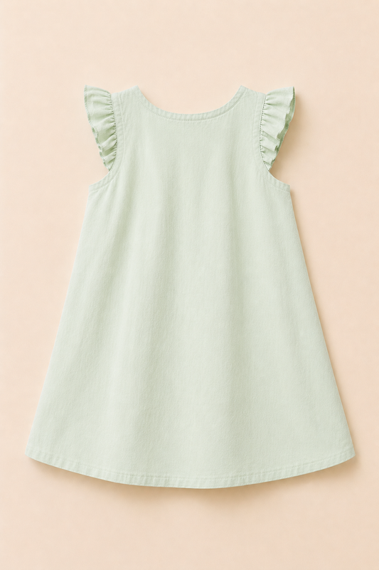 Mint Bunny Pocket Dress