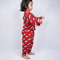 Red Giggle Nightsuit