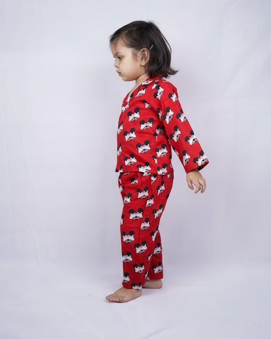 Red Giggle Nightsuit