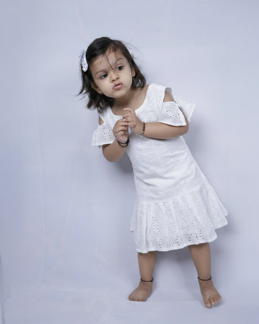 White Blossom Dress