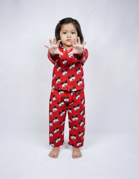 Red Giggle Nightsuit